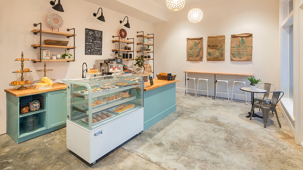 Backlot interior bakery
