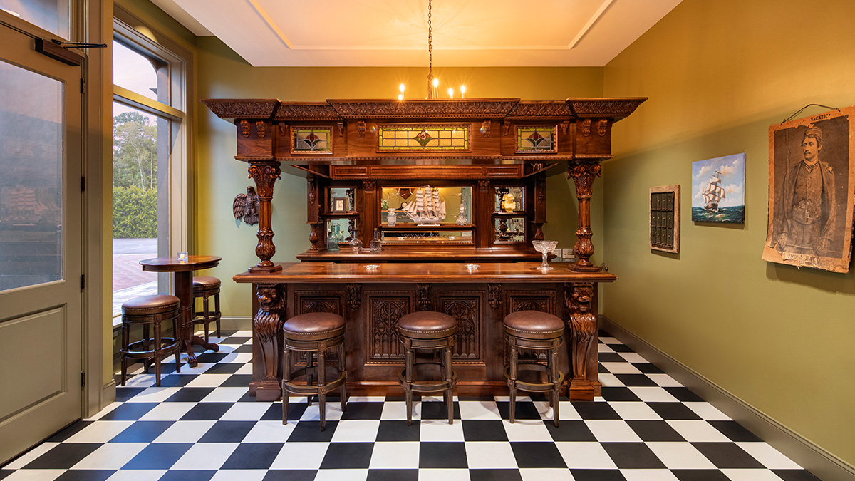 Backlot interior pub