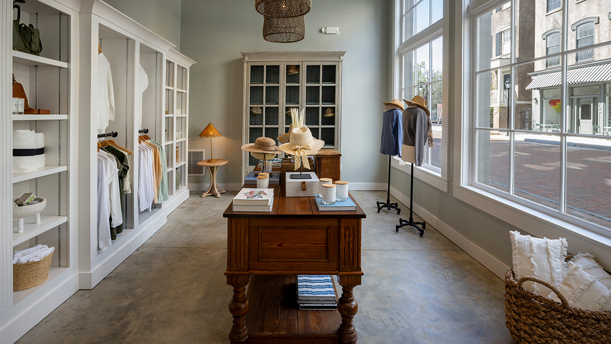 Backlot boutique interior view 1