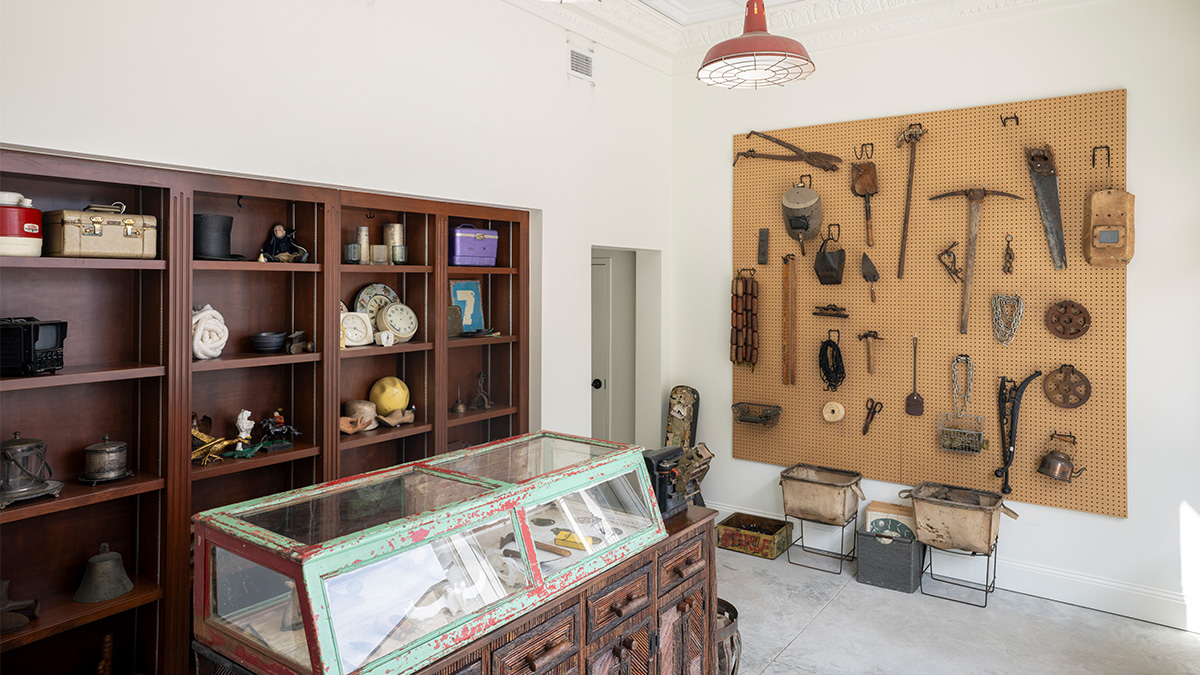 Backlot interior retail space