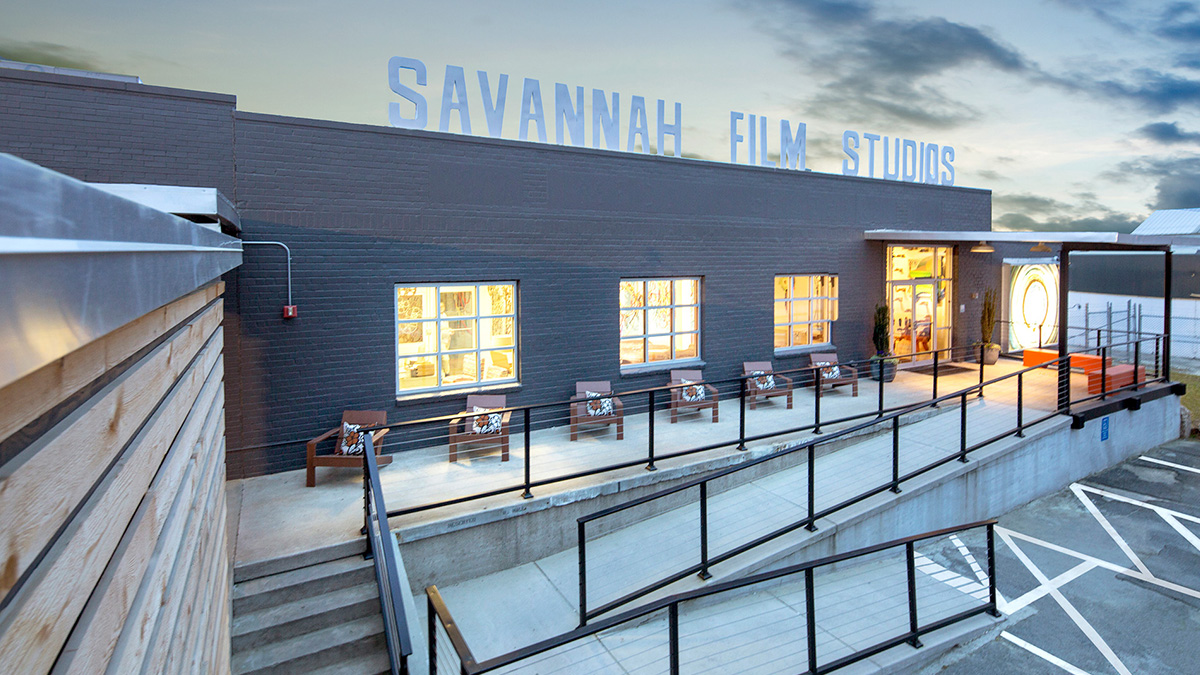 Savannah Film Studios exterior front entrance